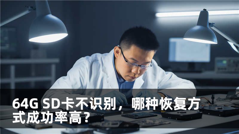 64G SD卡不識(shí)別，哪種恢復(fù)方式成功率高？